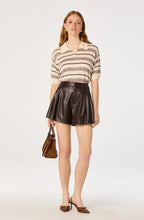 Load image into Gallery viewer, ASTR The Label Scottie Striped Knit Polo Sweater
