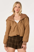Load image into Gallery viewer, ASTR The Label Casey Sailor Collar Puffer Jacket