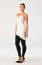 Load image into Gallery viewer, ASTR The Label Laura Lace Trim Asymmetric Top