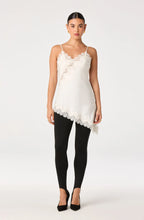 Load image into Gallery viewer, ASTR The Label Laura Lace Trim Asymmetric Top