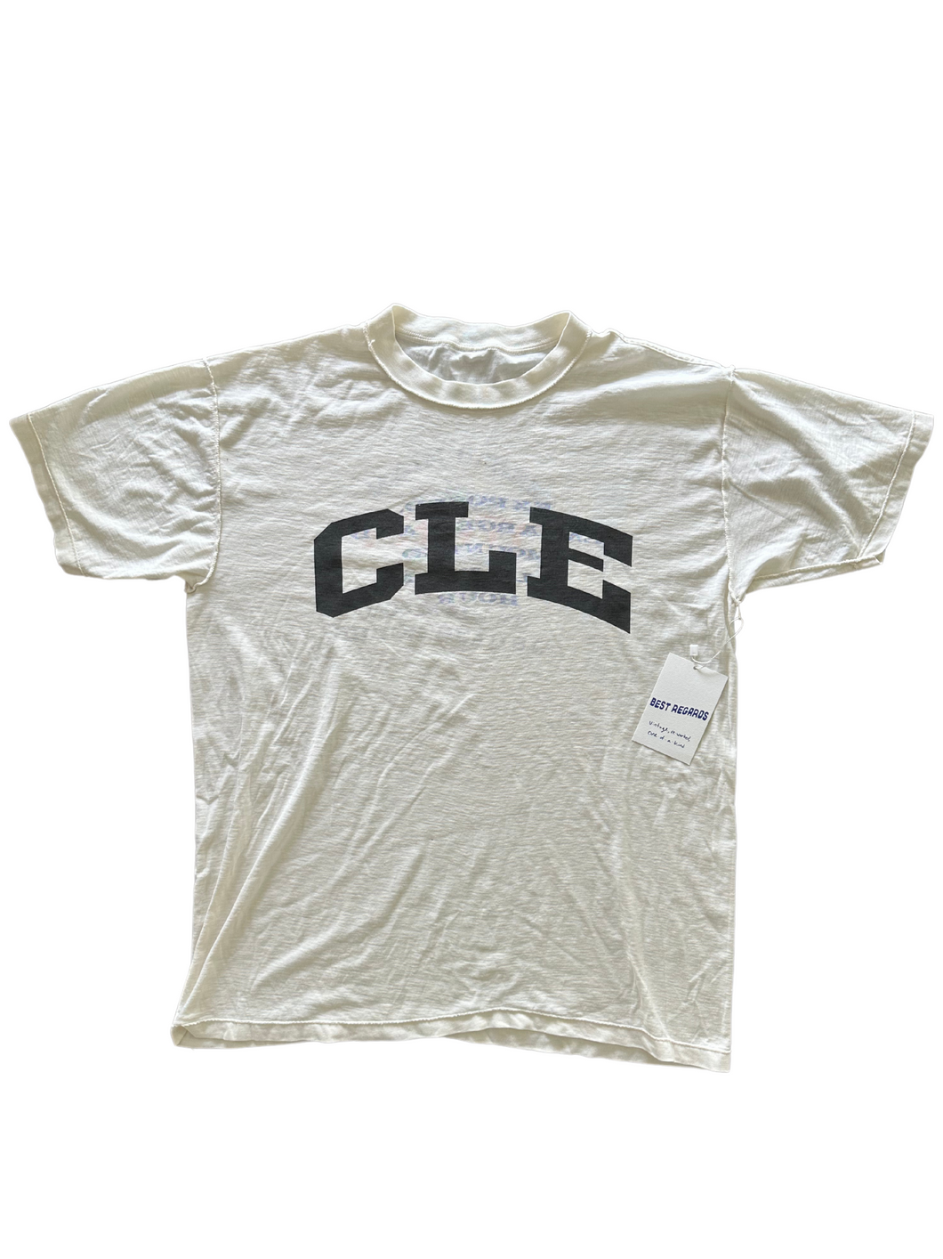 BEST REGARDS Vintage CLE Varsity Tee
