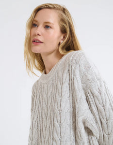 RUMORED Highland Cable Knit Sweater