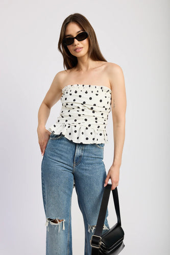 EN SAISON Harley Peplum Top