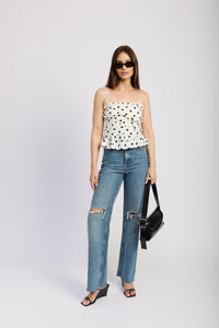 EN SAISON Harley Peplum Top