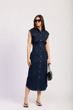 Load image into Gallery viewer, EN SAISON Eliana Denim Midi Dress