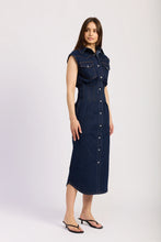 Load image into Gallery viewer, EN SAISON Eliana Denim Midi Dress