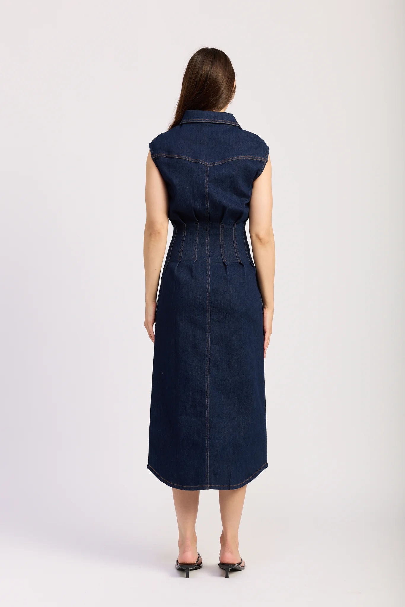 ellison denim midi dress ericaaulds on LTK