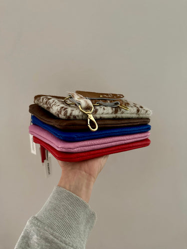 PRIMECUT Leather Zipper Pouch