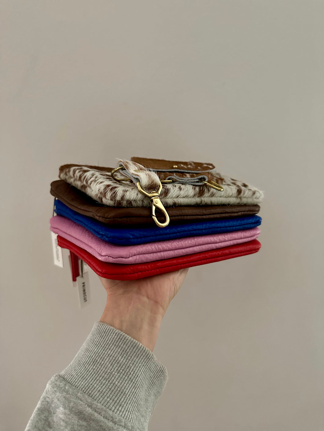 PRIMECUT Leather Zipper Pouch