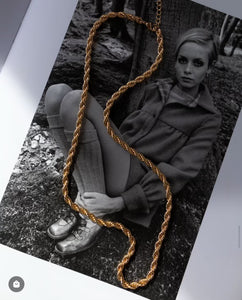 LEEADA Zuma Chunky Rope Chain Necklace