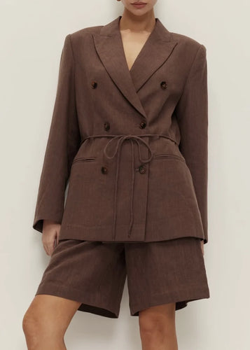 ELODIE Dion Linen Blazer