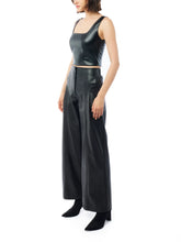 Load image into Gallery viewer, LBLC Clark Wide Leg Vegan Leather Trouser