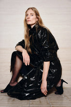 Load image into Gallery viewer, RUE SOPHIE Hyde Shiny PU Trench Coat