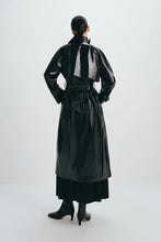 Load image into Gallery viewer, RUE SOPHIE Hyde Shiny PU Trench Coat