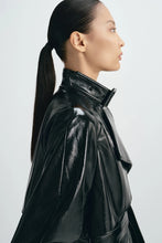 Load image into Gallery viewer, RUE SOPHIE Hyde Shiny PU Trench Coat