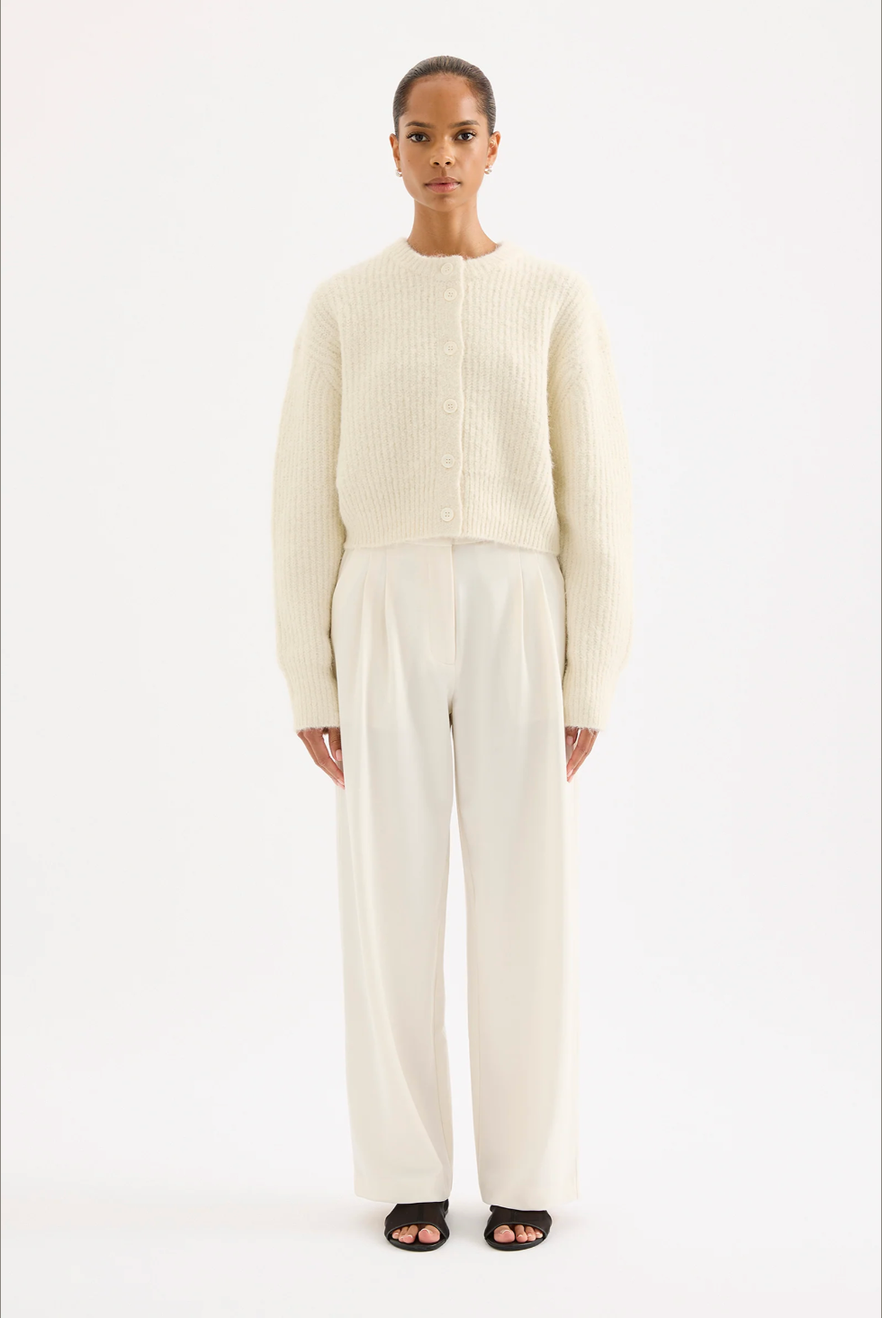 トップス UNUSED Wool knit cardigan Wool Ingrid Cardigan – Atelier Solana