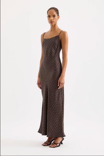NUDE LUCY Yasmeen Slip Maxi Dress