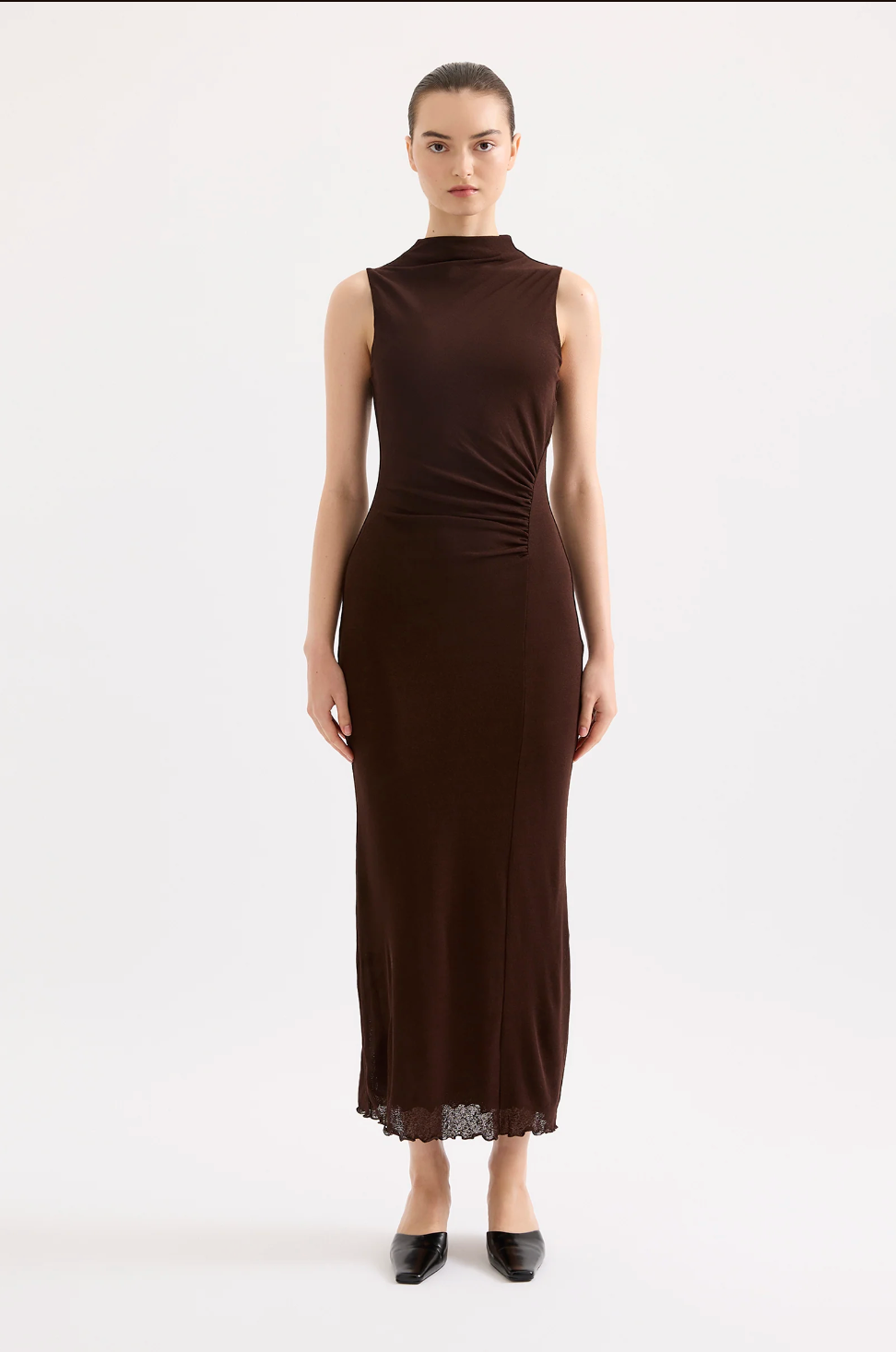 NUDE LUCY Winston Mesh Maxi Dress