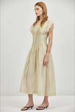 Load image into Gallery viewer, A.REN Belen Pintuck Midi Dress