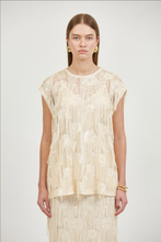 Load image into Gallery viewer, a.ren Mavi Sequin Fringe Top