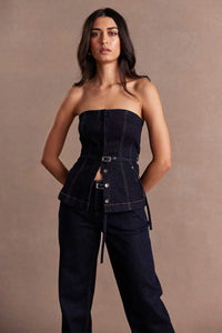 SOVERE Dusk Denim Bodice