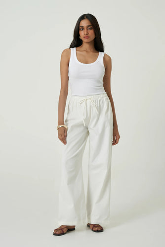 SUMMER AWAY Ribbed Tank Top