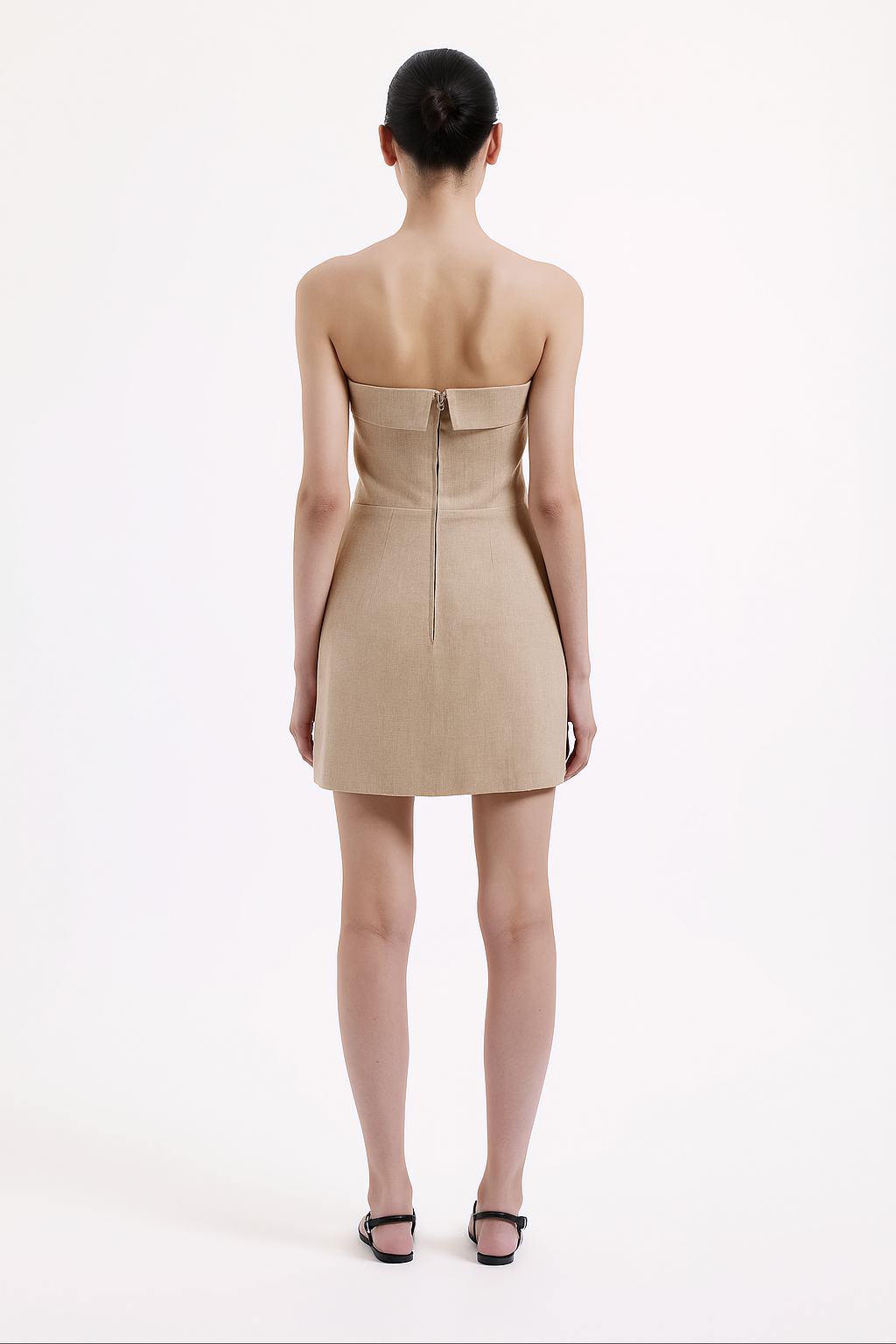 NUDE LUCY Lyra Linen Dress THD Shoppe NUDE LUCY Lyra Linen Dress THD Shoppe