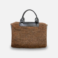 Load image into Gallery viewer, SANS-ARCIDET PARIS Colette Large Leather Handle Raffia Bag