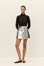 Load image into Gallery viewer, ELODIE Studios Tau Vegan Leather Mini Skirt