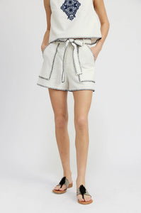 EN SAISON Dawson Linen Shorts