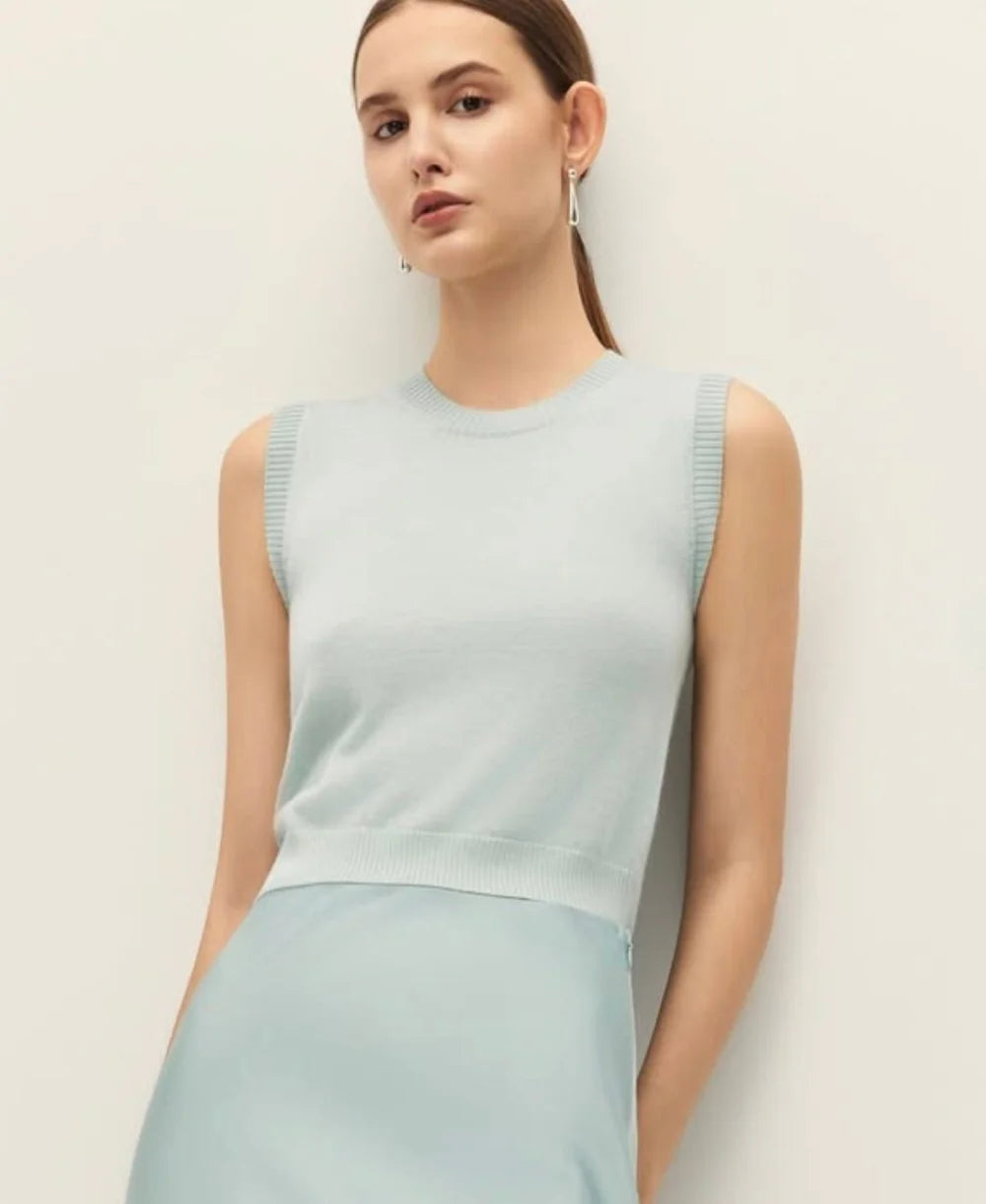 ELODIE The Label Fiora Sleeveless Knit Top – THD Shoppe