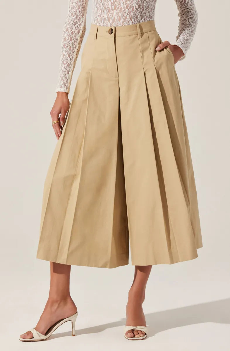 ASTR The Label Rowen Pleated Culotte Pants – THD Shoppe