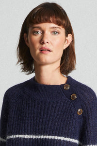 MAT DE MISAINE Teck Shoulder Button Sweater