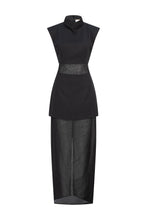 Load image into Gallery viewer, CURAAE Bond Sleeveless Mesh Maxi Dress