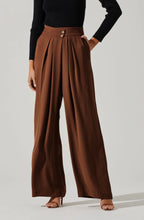 Load image into Gallery viewer, ASTR The Label Kara Criss-Cross Pleated Wide Leg Pants