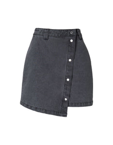 ENA PELLY Ally Asymmetrical Denim Skirt