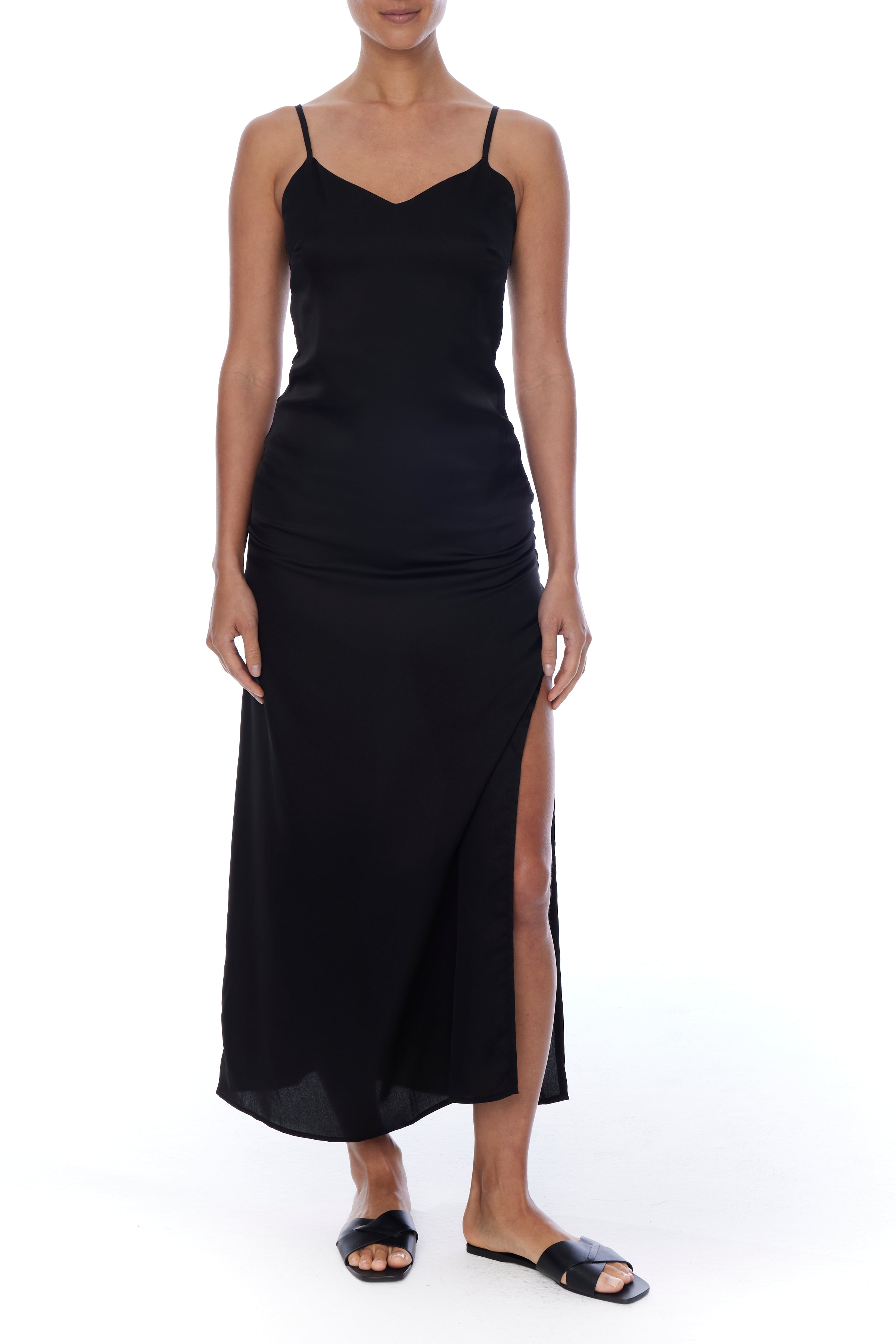 Valarie V Neck Dress LBLC The Label Xs Black