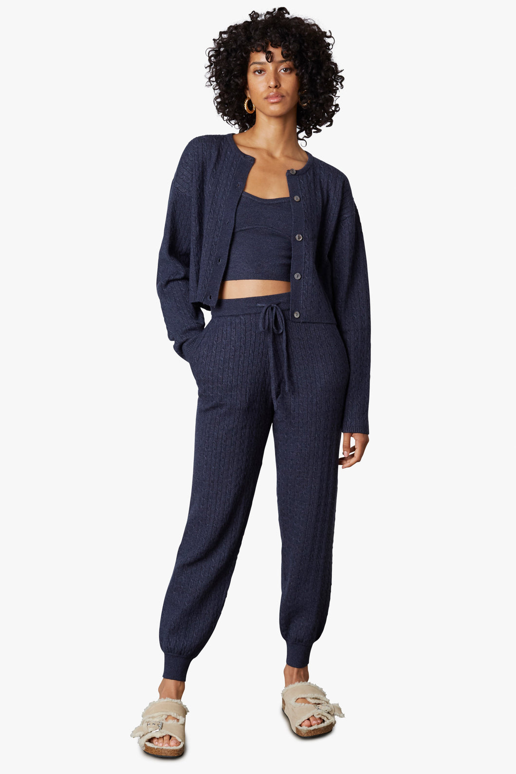 NIA Cable Knit Jogger – THD Shoppe