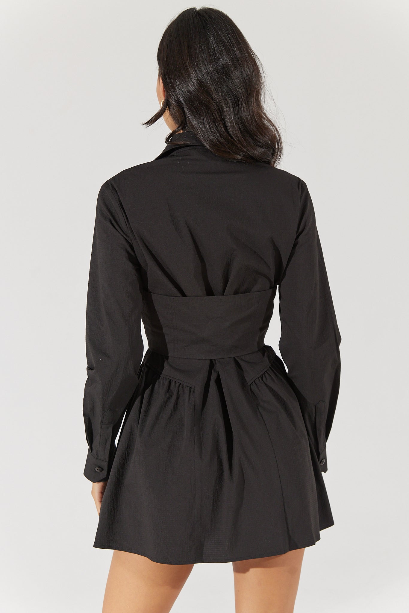 sovere reminisce corset shirt dress Sovere Evermore Corset Shirt Dress
