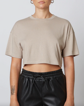 Load image into Gallery viewer, NIA Ginny Cropped Crew Tee