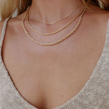 Load image into Gallery viewer, LEEADA Morro Rope Chain Necklace