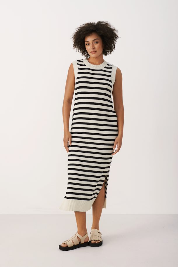 Part Two Aimiepw DR Jumper dress, Women's, Size: Large, Black stripe Part Two Aimiepw DR Jumper dress, Women's, Size: Large, Black stripe