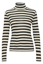 Load image into Gallery viewer, PART TWO Thilde Stripe Wool Tissue Turtleneck