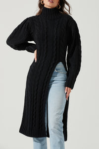 ASTR The Label Evangelina Cable Knit Sweater