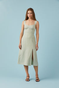 SOPHIE RUE Lya Linen Midi Dress THD Shoppe SOPHIE RUE Lya Linen Midi Dress THD Shoppe